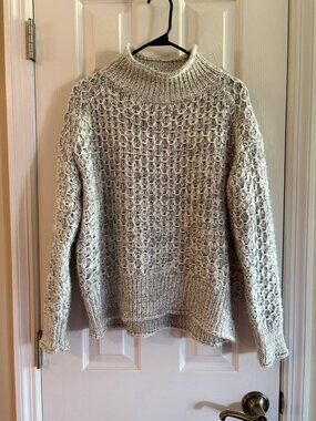 Kut from the Kloth Chunky Knit Mock Neck Sweater